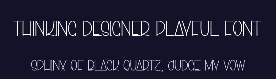Thinking Designer Playful Font by creativeletter — Script Handwritten Font — thumbnail 2