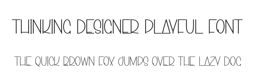 Thinking Designer Playful Font by creativeletter — Script Handwritten Font