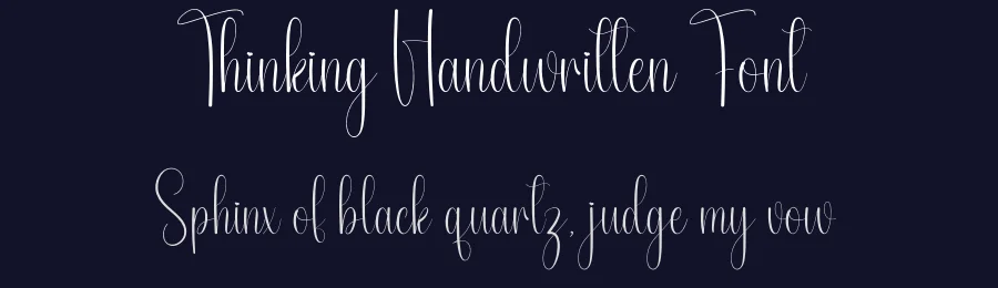 Thinking Handwritten Font by andikastudio — Script Handwritten Font — thumbnail 2
