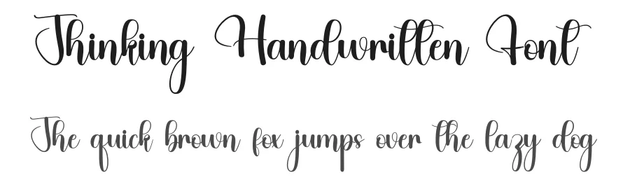 Thinking Handwritten Font by inermediaSTUDIO — Script Handwritten Font