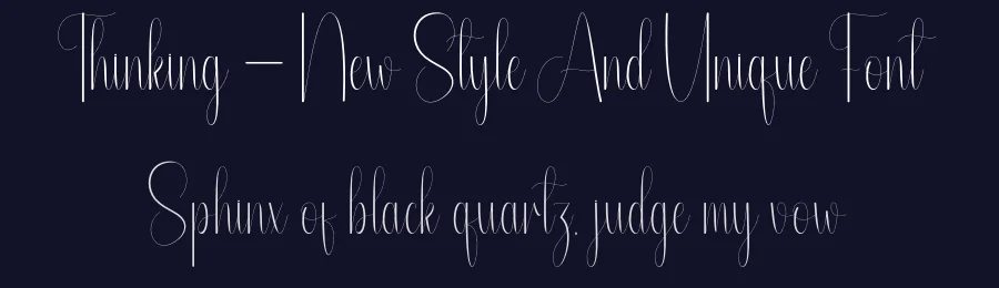 Thinking – New Style And Unique Font by andikastudio — Script Handwritten Font — thumbnail 2