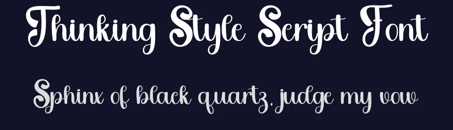 Thinking Style Script Font by freshtypeink — Script Handwritten Font — thumbnail 2