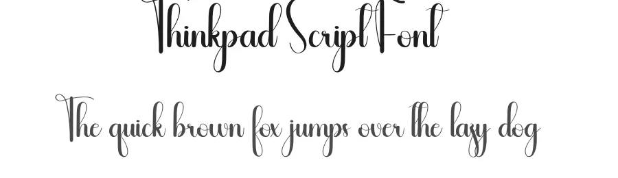 Thinkpad Script Font by andikastudio — Script Handwritten Font