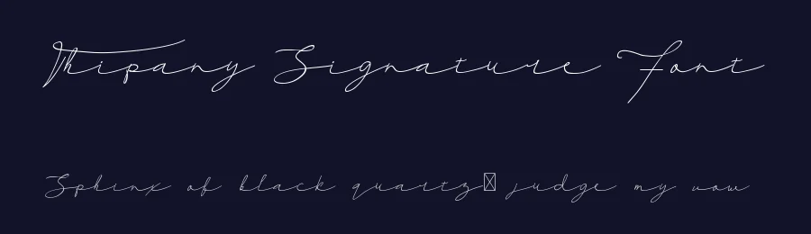 Thipany Signature Font by edricstudio — Script Handwritten Font — thumbnail 2
