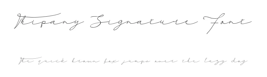 Thipany Signature Font by edricstudio — Script Handwritten Font