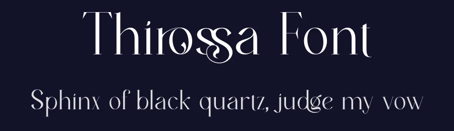 Thirossa Font by Penatic Studio — Serif Font — thumbnail 2