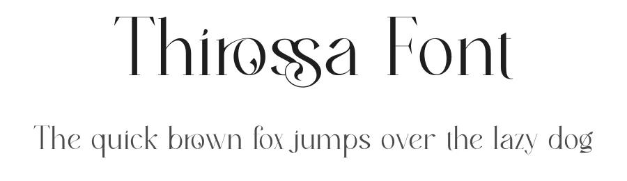 Thirossa Font by Penatic Studio — Serif Font
