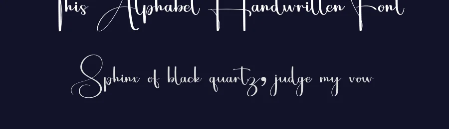 This Alphabet Handwritten Font by inermediaSTUDIO — Script Handwritten Font — thumbnail 2