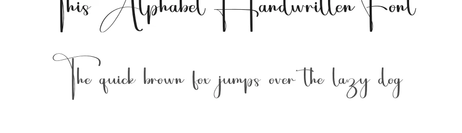 This Alphabet Handwritten Font by inermediaSTUDIO — Script Handwritten Font