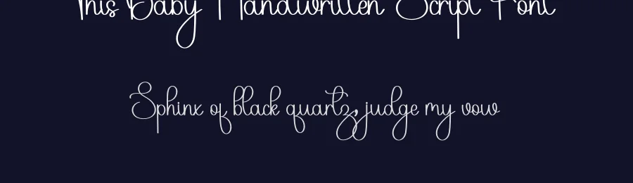 This Baby Handwritten Script Font by inermediaSTUDIO — Script Handwritten Font — thumbnail 2