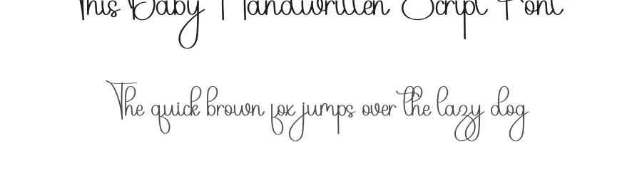 This Baby Handwritten Script Font by inermediaSTUDIO — Script Handwritten Font