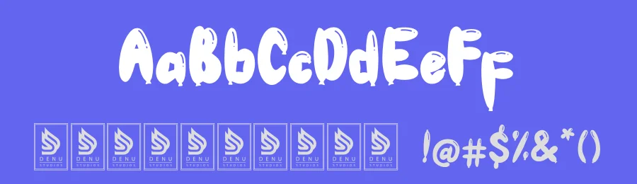 This Baloon Font by Denustudios — Decorative Font — thumbnail 3