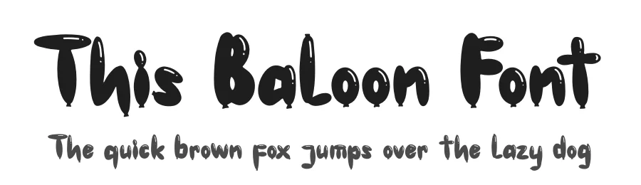 This Baloon Font by Denustudios — Decorative Font