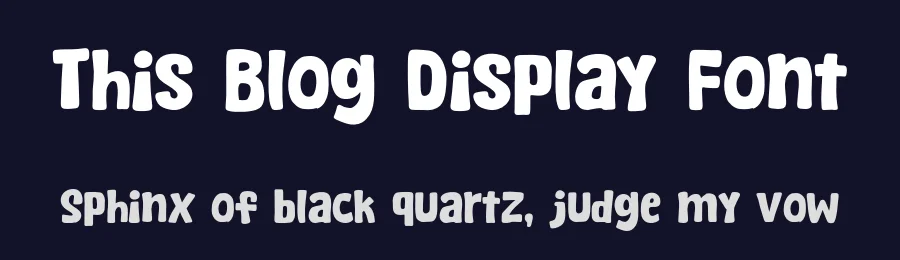 This Blog Display Font by si.jalembe — Display Font — thumbnail 2
