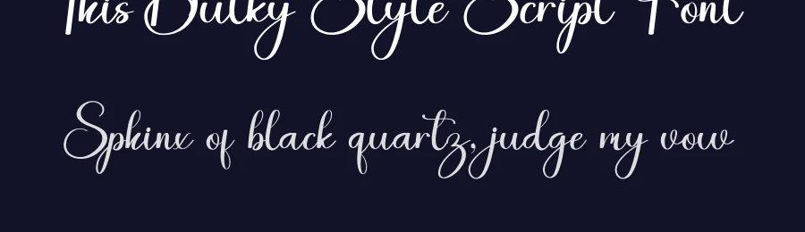This Bulky Style Script Font by inermediaSTUDIO — Script Handwritten Font — thumbnail 2