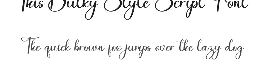 This Bulky Style Script Font by inermediaSTUDIO — Script Handwritten Font