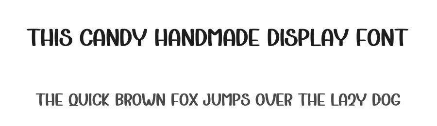 This Candy Handmade Display Font by freshtypeink — Display Font