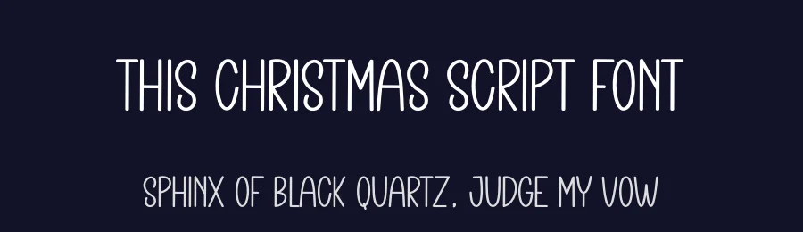 This Christmas Script Font by creativeletter — Display Font — thumbnail 2