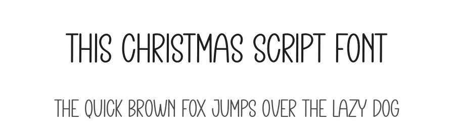 This Christmas Script Font by creativeletter — Display Font