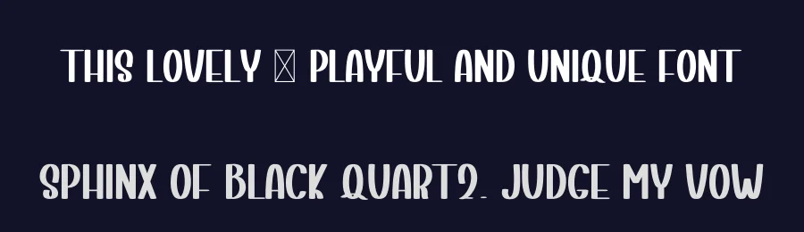 This Lovely – Playful And Unique Font by freshtypeink — Display Font — thumbnail 2