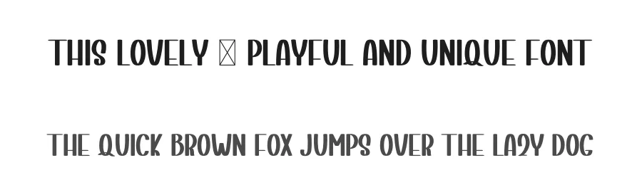 This Lovely – Playful And Unique Font by freshtypeink — Display Font