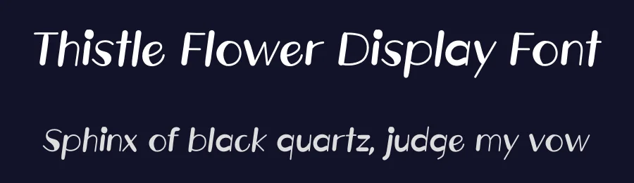 Thistle Flower Display Font by andikastudio — Script Handwritten Font — thumbnail 2