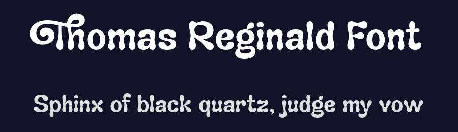 Thomas Reginald Font by grezlinestudio — Decorative Font — thumbnail 2