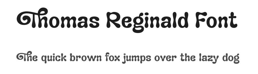 Thomas Reginald Font by grezlinestudio — Decorative Font