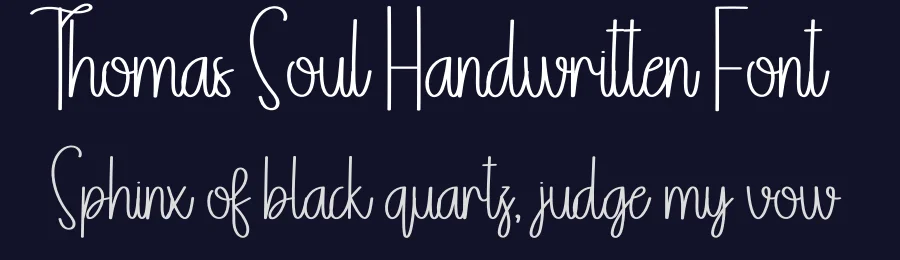 Thomas Soul Handwritten Font by andikastudio — Script Handwritten Font — thumbnail 2