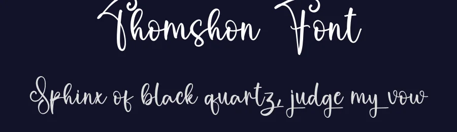 Thomshon Font by creativeletter — Script Handwritten Font — thumbnail 2