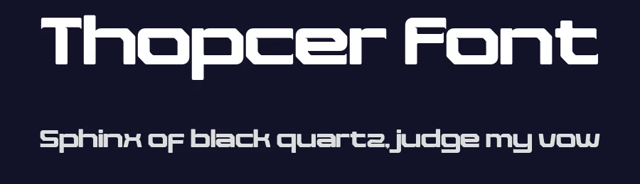 Thopcer Font by burntilldead — Serif Font — thumbnail 2