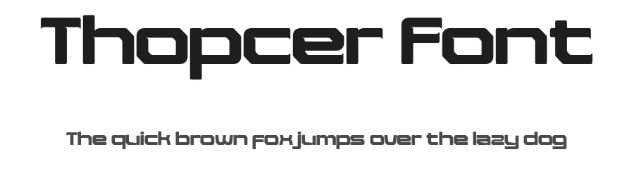Thopcer Font by burntilldead — Serif Font