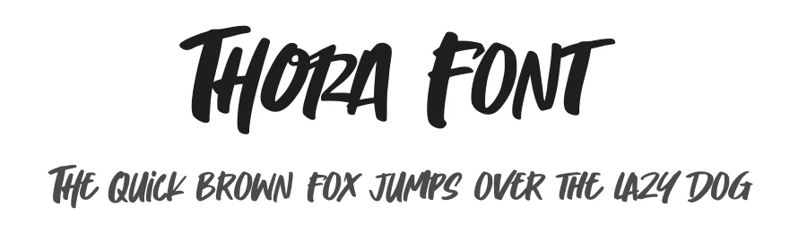 Thora Font by Almarkha Type — Script Handwritten Font