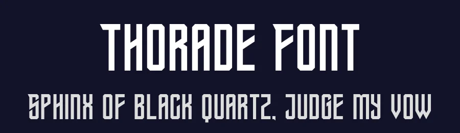 Thorade Font by ahweproject — Sans Serif Font — thumbnail 2
