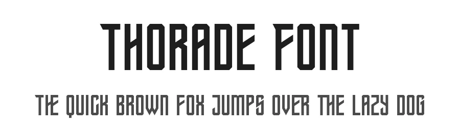 Thorade Font by ahweproject — Sans Serif Font