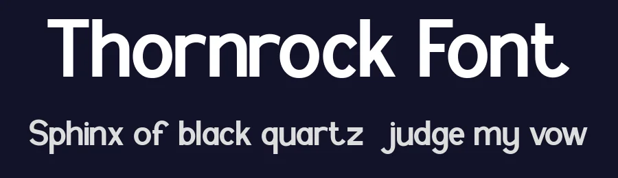 Thornrock Font by Flawless And Co — Sans Serif Font — thumbnail 2