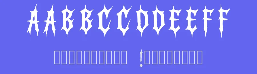 Thorns of Vellum – Free Font by HELLBERTO — Display Font — thumbnail 3
