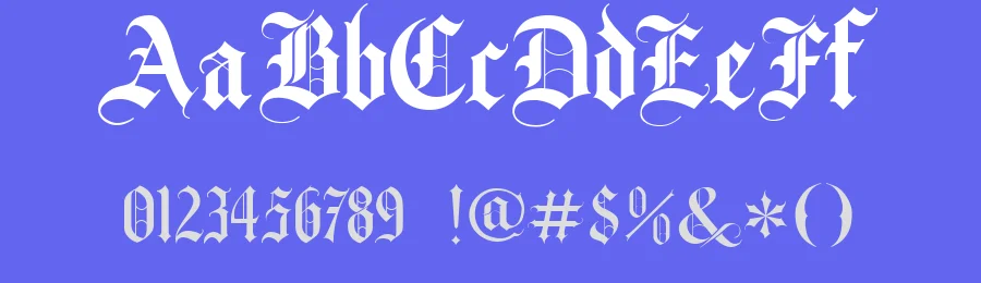 Thornville — Blackletter Display Font by Creacy Studio — Blackletter Font — thumbnail 3