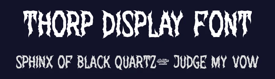 Thorp Display Font by noahtype — Blackletter Font — thumbnail 2