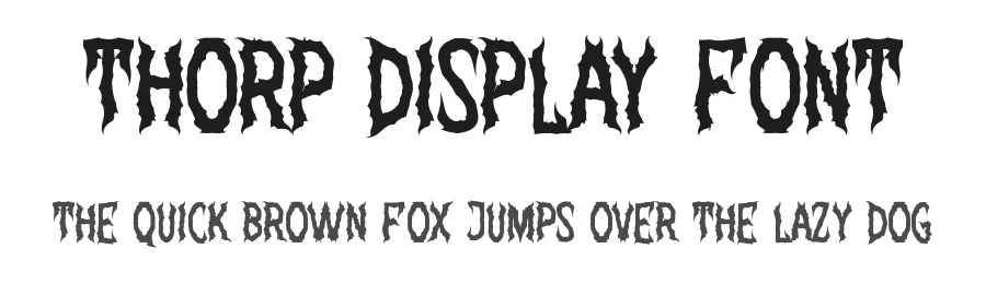 Thorp Display Font by noahtype — Blackletter Font