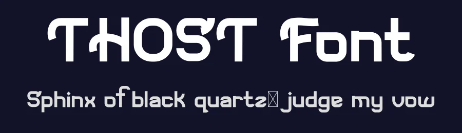 THOST Font by Anton septiawan — Display Font — thumbnail 2