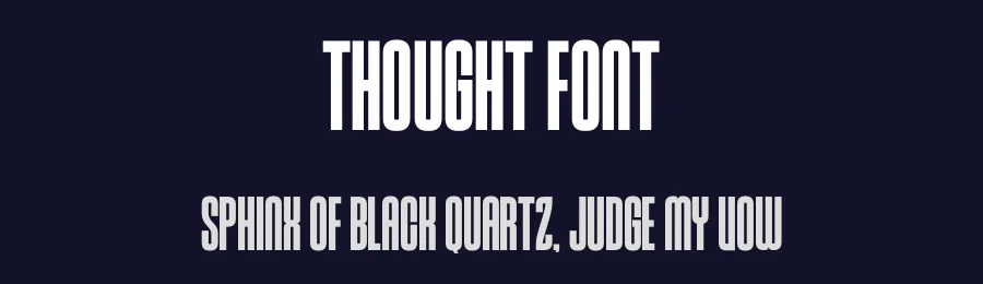 Thought Font by Funtype — Decorative Font — thumbnail 2