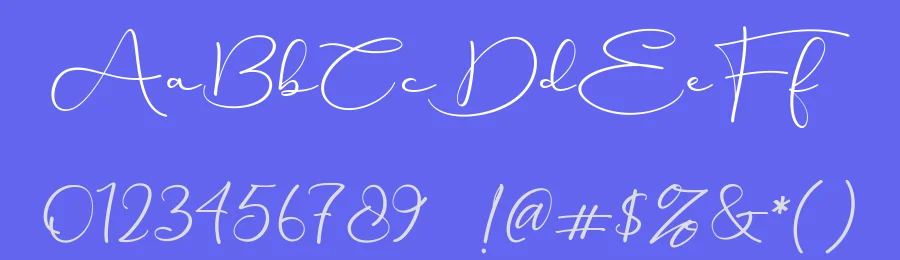 Thoughtful Pathways | Feminine Calligraphy Font by letterhanna — Script Handwritten Font — thumbnail 3