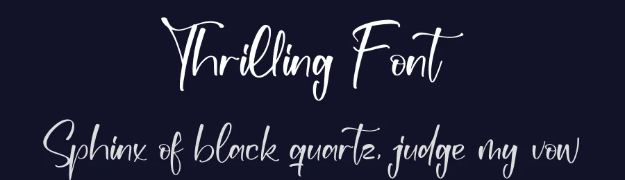 Thrilling Font by letterfabric — Script Handwritten Font — thumbnail 2