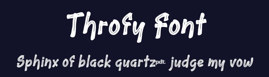 Throfy Font by productype — Display Font — thumbnail 2