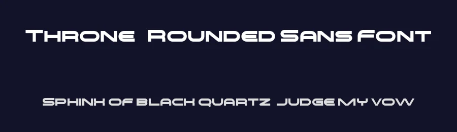Throne – Rounded Sans Font by inspirasign — Sans Serif Font — thumbnail 2