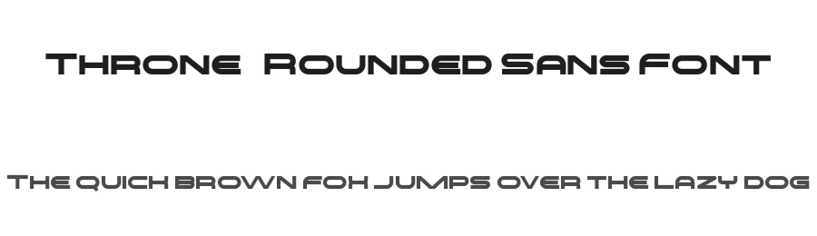 Throne – Rounded Sans Font by inspirasign — Sans Serif Font