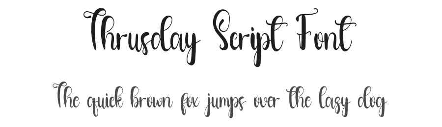 Thrusday Script Font by inermediaSTUDIO — Script Handwritten Font