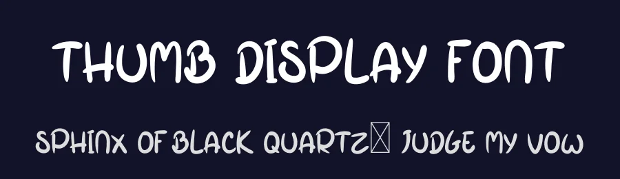 Thumb Display Font by levincreative — Script Handwritten Font — thumbnail 2