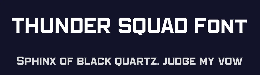 THUNDER SQUAD Font by Storytype — Display Font — thumbnail 2